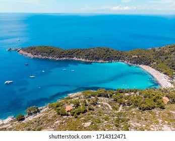 Fetovaia Beach In Elba Island