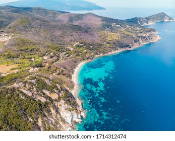 Fetovaia Beach In Elba Island