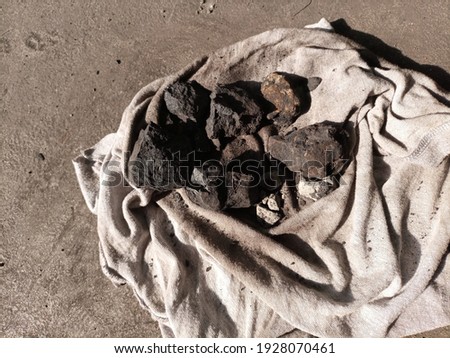 few stones in a cloth  Stock photo © 