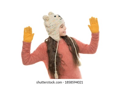 Few Tips. Warm Apparel For Cold Weather. Childhood Happiness And Joy. Knitwear Fashion. Happy Little Girl Loves Winter. Finally Winter Holidays. Enjoy Christmas Vacation. Good Mood In Any Weather.