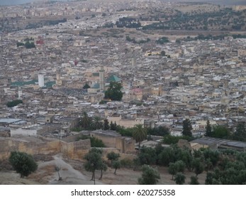 Fez / Fez Panorama / Picture Showing The Panorama Of Fez, Taken From The Marinid Tombs, August 2015.