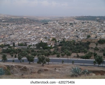 Fez / Fez Panorama / Picture Showing The Panorama Of Fez, Taken From The Marinid Tombs, August 2015.