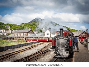 The Ffestiniog and Welsh Highland Railways - Shutterstock ID 2304313873