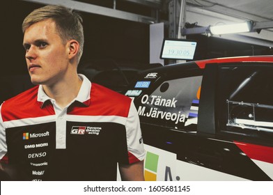 FIA World Rally Championship Rally México 2019. Ott Tänak (EST) - Toyota Gazoo Racing. Toyota Yaris WRC Media Day In León, Guanajuato, México On March 06, 2019.