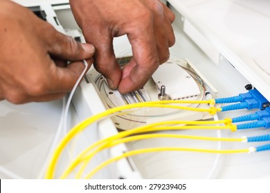 Fiber Optic Cable Install