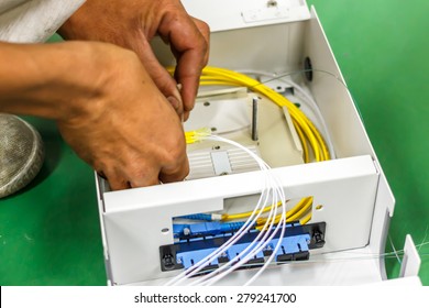 Fiber Optic Cable Install