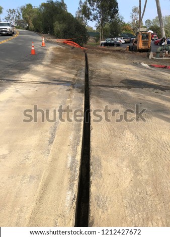 Fiber Optic Cable install
