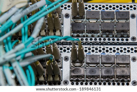 Fiber Optic connect to SAN Switch