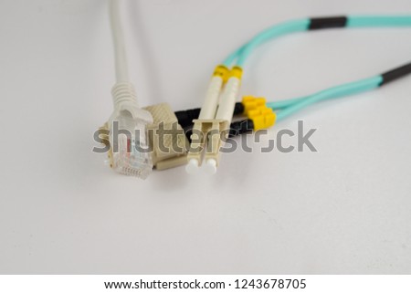 fiber optic connector type "SC" "LC"