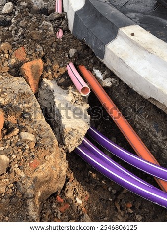 Fiber optic internet data cable