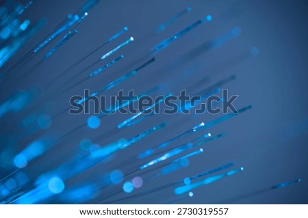 Fiber optical network cable close up. Internet technology concept background