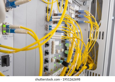 Fiber Optical Network Cables Patch Panel