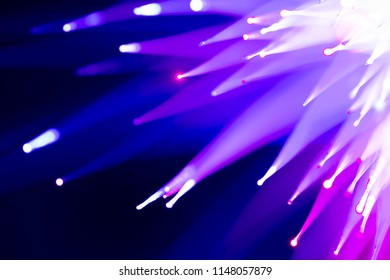 Fiber optics lights abstract background - Shutterstock ID 1148057879