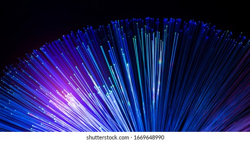 fiber optics network cable for fast communications