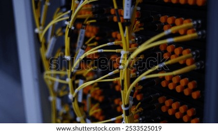 Fiberoptic cable connect to terminal