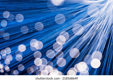 Fibre optical in blue