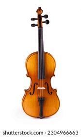 Violín violáceo sobre fondo blanco, símbolo de la música clásica