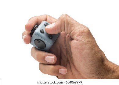  Fidget Cube stress reliever, Fingers Toy, gray