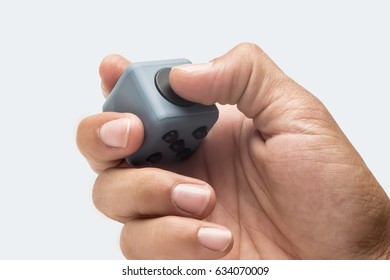  Fidget Cube stress reliever, Fingers Toy, gray