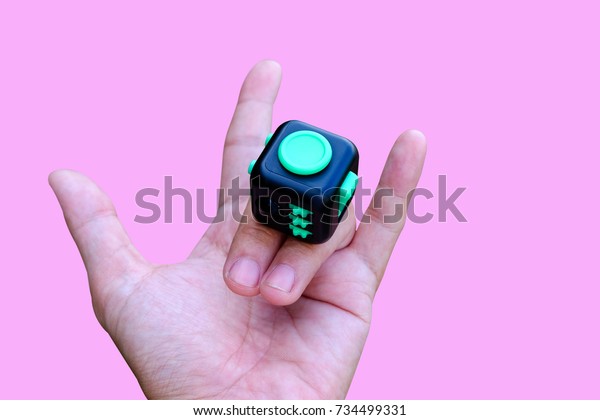 Fidget Cube Stress Reliever Fingers Toy Stock Photo Edit Now