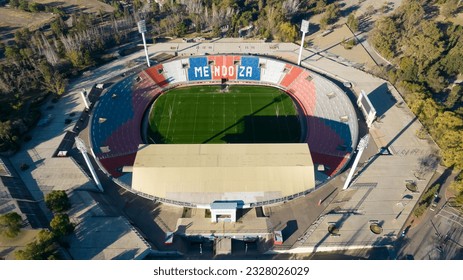 Field areal view of malvinas argentinas world cup stadium, mendoza province, argentina - Powered by Shutterstock