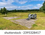 Field artillery at Saratoga National Historical Site in Upstate New York