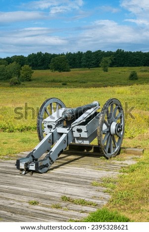 Field artillery at Saratoga National Historical Site in Upstate New York