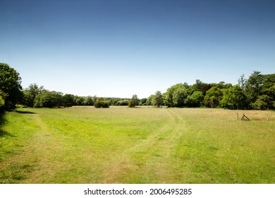 Field In The Essex Countryside Of England