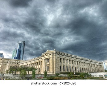 Field Museum Chicago On A Summer Day