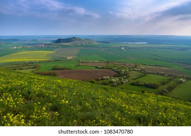 Fields of Central Bohemian Uplands in spring
