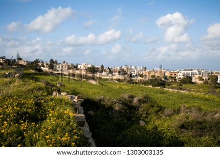 Fields just outside of tal Ibrag, Malta