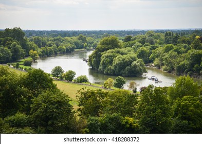 Fields Of Richmond Park In London, UK