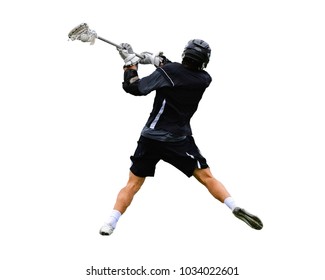 Fierce Lacrosse Action Between two teams in a Match - Powered by Shutterstock