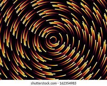 Fiery Abstract Spiral Background