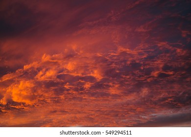 fiery clouds B