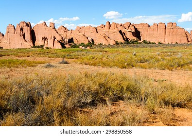 Fiery Furnace At Arches National Park