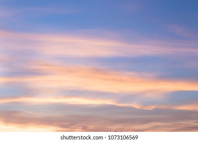 Fiery orange sunset sky. Beautiful sky. - Shutterstock ID 1073106569