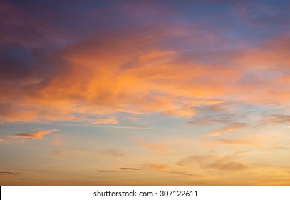 Fiery orange sunset sky. Beautiful sky. - Powered by Shutterstock