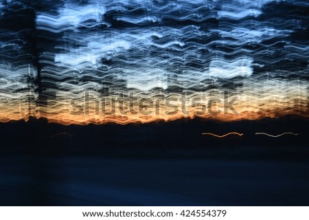 Similar – Sunrise in the sea for background