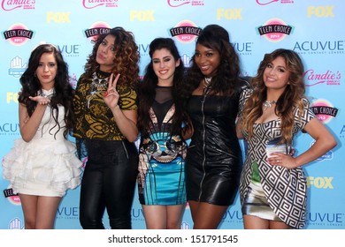 Fifth Harmony At The 2013 Teen Choice Awards Arrivals, Gibson Amphitheatre, Universal City, CA 08-11-13