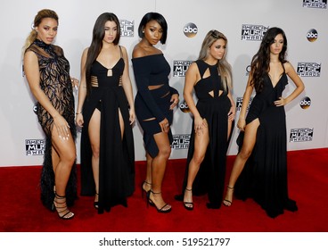 Fifth Harmony At The 2016 American Music Awards Held At The Microsoft Theater In Los Angeles, USA On November 20, 2016.