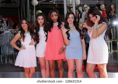 Fifth Harmony At The Opening Of Topshop And Topman, The Grove, Los Angeles, CA 02-14-13