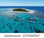 Fifty shades of blue on Lady Musgrave Island, Queensland, Australia