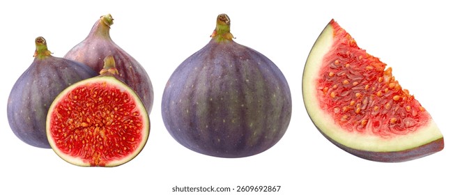 Fig, Clipping Path, White Background Isolated