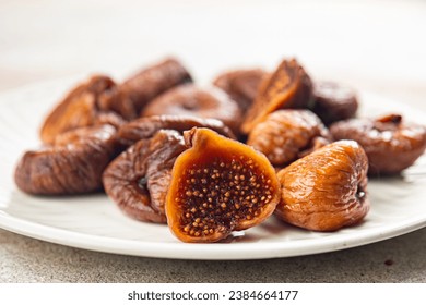 fig dried fruit smoked meal eating cooking food snack on the table copy space food background rustic top view - Powered by Shutterstock