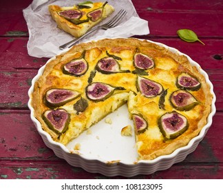 Fig Goats Cheese Tart