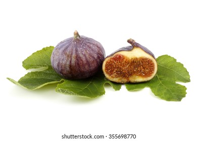 Fig with a half