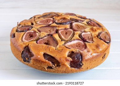 Fig And Honey Cake For Jewish Holiday Rosh Hashanah.