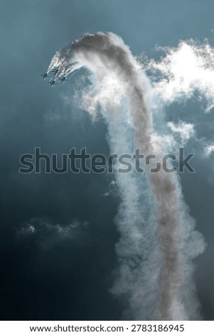 fighter jets playing in the clouds