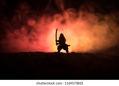 Fighter Sword Silhouette Sky Medieval Knight Stock Photo (Edit Now ...